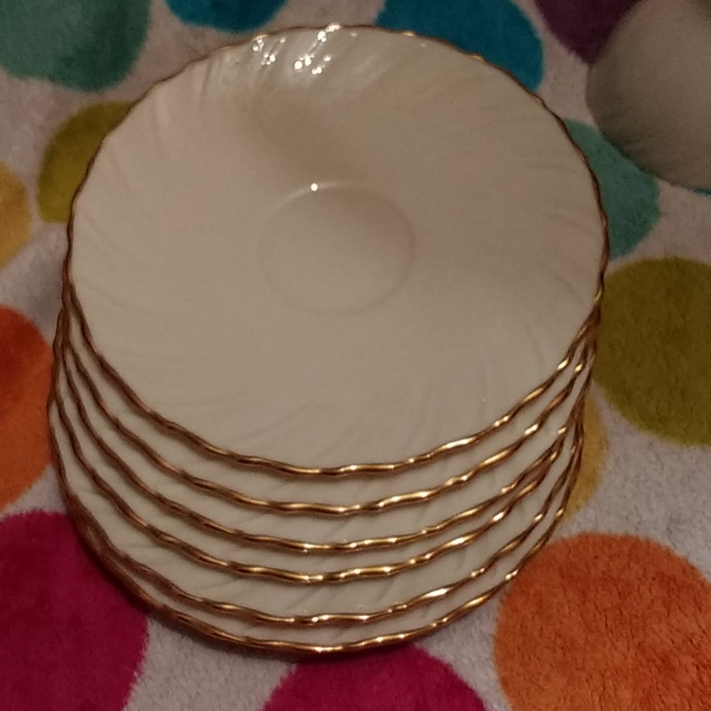 Nwob Lenox Laurent (6 Matching Sets Saucer/Mug - image 5